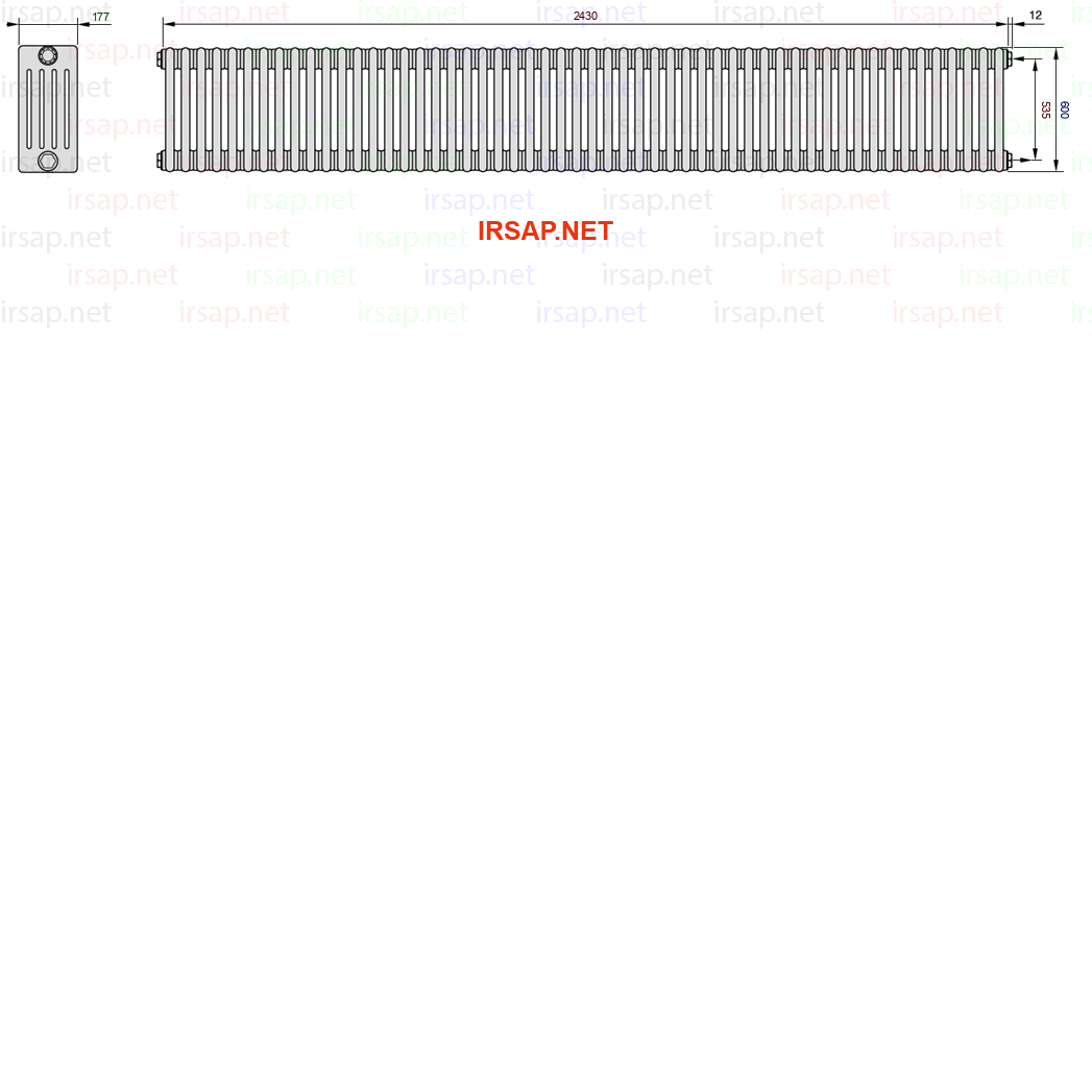 Радиатор IRSAP Tesi 50600/54 T30 CL 01